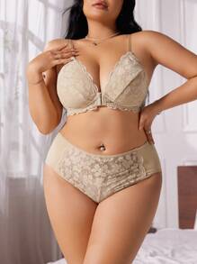 2 sztuki/zestaw Plus Size Lace Shell Edge Camisole Underwear