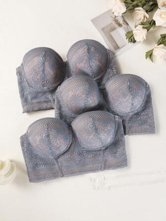 Snug Zone 3件套女士蕾丝钢圈内衣胸罩套装