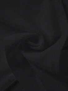 Firerie Women Front & Middle Button Asymmetrical Hem Bustier Top, Daily Casual - Black - View 5