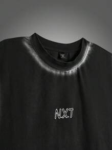 Manfinity VCAY Manfinity NXTstreet 2 件套大码男士休闲无袖针织背心和抽绳腰直筒短裤套装夏季