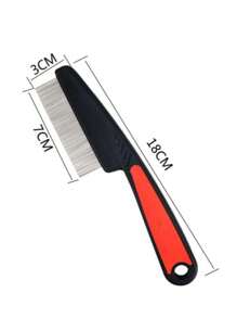 1 cái/2 cái Lược chải tóc có răng mịn và dày dành cho người lớn, giúp loại bỏ chấy và gàu Chăm sóc cơ thể khi đi du lịch, ngoài trời, thể thao, văn phòng, trường học, kẹp tóc, phụ kiện tóc, đồ dùng học tập trở lại trường, đồ dùng học tập - đen - Xem 7