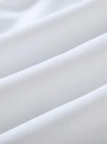 SHEIN Conjunto de 2 piezas de niña bebé con chaleco con capucha de forro polar estampado de dibujos animados, parte superior y pantalones para otoño/invierno - Rosa - Ver 8