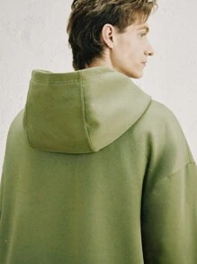 AKNOTIC Business Casual Men's Knitted Slim Fit Crew Neck Long Sleeve Casual Pullover Sweatshirt, Suitable For Autumn And Winter - Green - View 4