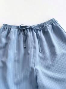 3pcs Women Solid Color Pajama Bottoms