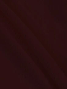 DAZY Women Casual Solid Off Shoulder Slim Fit Cropped Top Going Out Tops - Burgundy - View 6