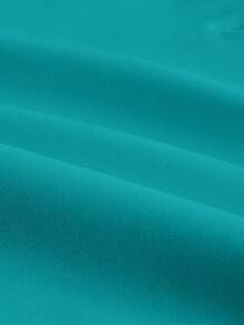 TaskEZ Women Scrubs  Uniform Button Front Hospital Nurse Scrub Dress Lab Coat Clothe - Cadet Blue - View 3