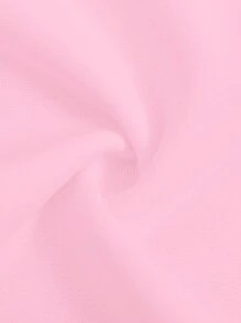 SHEIN EZwear Hooded Zipper Cropped Casual Sweatshirt, Pink In Fall/Winter - Pink - View 3