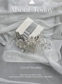 1 Phụ kiện tóc cô dâu Lược cài tóc ngọc trai Mũ đội đầu bằng pha lê trắng Phụ kiện tóc dự tiệc Mũ đội đầu cô dâu Lược cài tóc thủ công tinh khiết Phụ kiện tóc cô dâu cho nữ Tóc tết bằng dây đồng Acrylic Mùa tựu trường Halloween Mũ đội đầu thanh lịch Superiority Giáng sinh Ngày lễ Chụp ảnh cưới Trang trí kiểu tóc Du lịch ngày lễ Chụp ảnh cần thiết Trang trí kiểu tóc Tiệc ngày lễ Trường học Mùa tựu trường Các mùa - Bạc - Xem 5