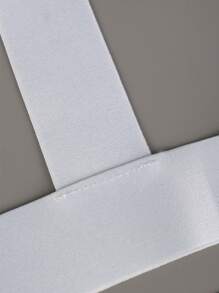 Men's Solid Color Wide Strap Minimalist Casual Underwear - White - View 6