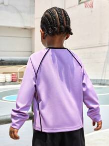 SHEIN Boys Casual Stretch Sports Commuter Jacket