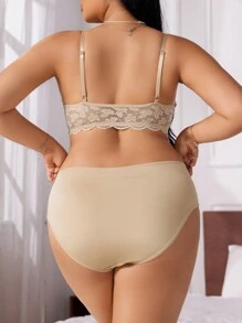 2 sztuki/zestaw Plus Size Lace Shell Edge Camisole Underwear