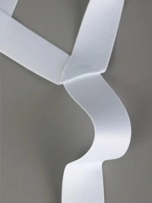 Men's Solid Color Wide Strap Minimalist Casual Underwear - White - View 3