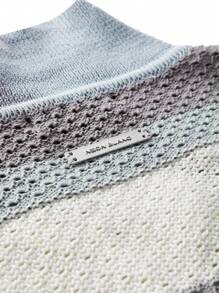 Manfinity VCAY Men's Hollow-Out Short Sleeve Open Front Shirt, For Fall Winter - Grey - View 6