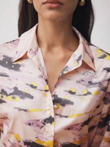 BizChic 女士印花纽扣长袖衬衫