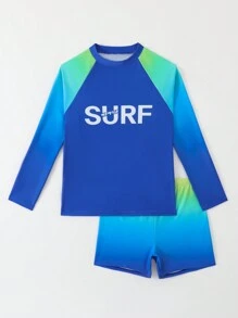 Tween Boys Printed Swimming Trunks - Multicolor - View 3