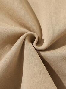 Teen Boy 2pcs/Set Hoodie Sweatshirt And Sports Pants - Camel - View 5