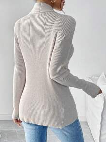 SHEIN LUNE Women Simple Solid Color Casual Long Sleeve Cardigan, Fall Outfit