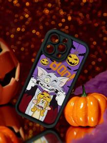TOM & JERRY X SHEIN Vỏ điện thoại di động in hoạt hình Halloween - Nhiều màu - Xem 4