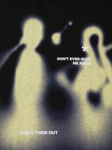 ROMWE MEN Street Life 男士模糊肖像印花连帽运动衫，复古街头服饰 - 黑色 - 查看 6