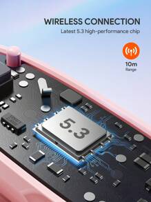 JMMO Wireless Earbuds 0.14oz (4g) With USB-C For Fast Charging & ENC Noise Canceling Technology For Sports Music Women's Gift Creative Holiday Gift,Gaming Earphone & Speaker,Microphone Gifts,Must-Haves For Autumn And Winter