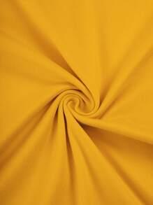 Chiquease 女士圆领休闲宽松字母印花 T 恤，夏季图案 T 恤女式上衣 - 黃色 - 查看 4