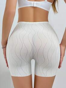 Women Basic Printed Shorts - Beige - View 2