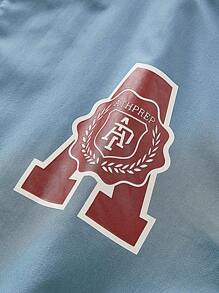 Manfinity VCAY Men's Loose Woven Patchwork Long Sleeve Jacket, For Fall Winter - Multicolor - View 2