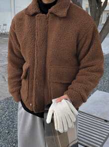 DAZY Men's Solid Color Jacket For Autumn