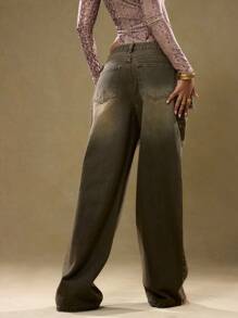 MUSERA Looped Hook On Pocket Detail Jeans, Spring 90's Y2k Summer Sexy Cute Vintage Western Vacation