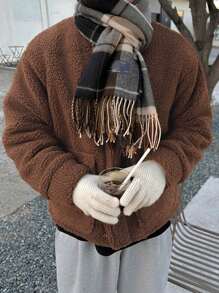 DAZY Men's Solid Color Jacket For Autumn