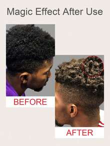 2 Pcs Small And Big Hole Hair Sponge, Wave Shaped Hair Brush, Hair Brush Sponge For Twist Dreads Locking Afro Curl Brush Barber,Curly Hair Sponge Wave Hairstyle Care Tool Hair Care Brush For Curls, Free Style Wave Hair Sponge Brush,Hair Care Tool,Men&Women - Multicolor - View 5