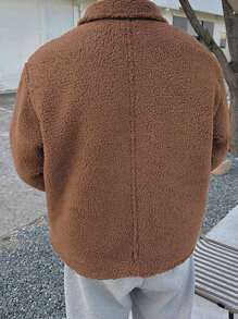 DAZY Men's Solid Color Jacket For Autumn