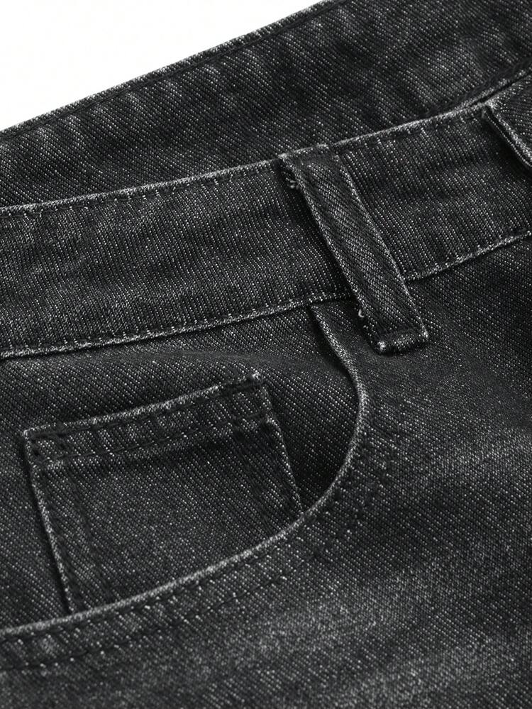 Women Faded Casual Denim Jeans