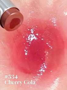 JOOCYEE GLASEADO ROUGE 534 Cherry Cola, de larga duración y con efecto de labios hidratados y voluminosos, brillantes y cristalinos - 534 cola de cereza - Ver 8