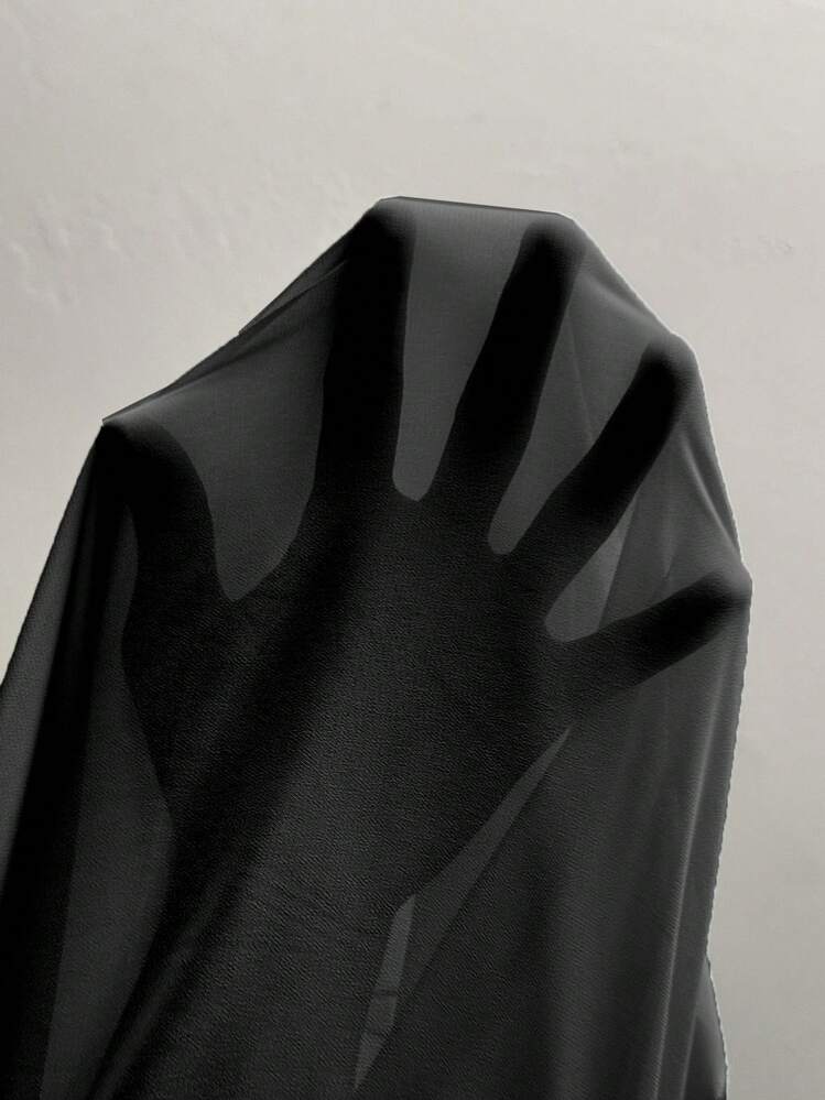 Chiquease 女士优雅修身长袖连衣裙 - 黑色 - 查看 3