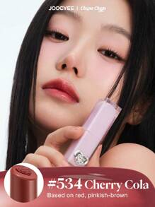 JOOCYEE GLASEADO ROUGE 534 Cherry Cola, de larga duración y con efecto de labios hidratados y voluminosos, brillantes y cristalinos - 534 cola de cereza - Ver 5