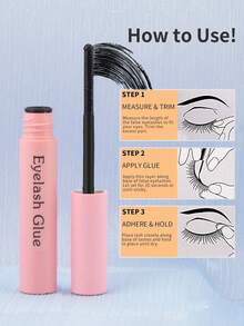 1pc Keo dán mi giả chuyên nghiệp mới nâng cấp 6ml, giữ siêu chắc và lâu trôi trong 72 giờ, Keo dán mi không chứa mủ cao su, không thấm nước, khô nhanh, dịu nhẹ và không gây kích ứng, Keo dán mi phù hợp cho mi giả dạng dải cá nhân Keo dán mi phù hợp cho người mới bắt đầu có mắt nhạy cảm Mỹ phẩm mắt mi giả tự làm (màu đen) - màu đen - Xem 5