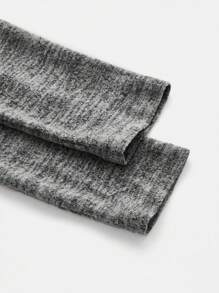 SHEIN 孕妇春秋休闲褶皱修身长袖 T 恤