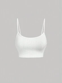 SHEIN MOD Women's Autumn White Going Out Tops, SportsWinter Tops,Undershirts Women,Tank Top