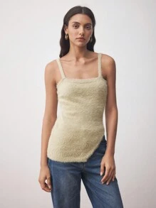 BizChic 2 件套女士蓬松开衫和针织上衣套装，冬季，土黄色 - 卡其色 - 查看 6