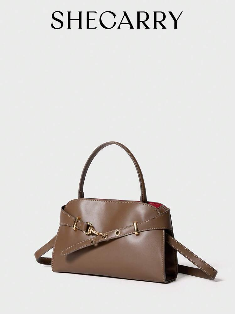 SHECARRY حقائب محمولة من المرأة جلد صناع يخريف شتا...