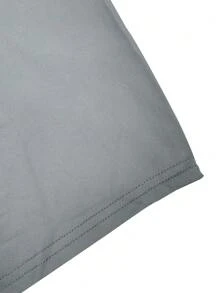 Women's Fitted Mesh Colorful Short Sleeve Casual Shorts Set - Grey - View 8
