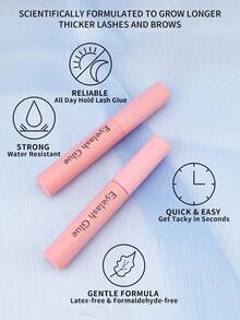 1pc Keo dán mi giả chuyên nghiệp mới nâng cấp 6ml, giữ siêu chắc và lâu trôi trong 72 giờ, Keo dán mi không chứa mủ cao su, không thấm nước, khô nhanh, dịu nhẹ và không gây kích ứng, Keo dán mi phù hợp cho mi giả dạng dải cá nhân Keo dán mi phù hợp cho người mới bắt đầu có mắt nhạy cảm Mỹ phẩm mắt mi giả tự làm (màu đen) - màu đen - Xem 6