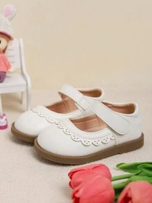 1 双春秋时尚休闲女孩可爱平底鞋 - 白色 - 查看 5