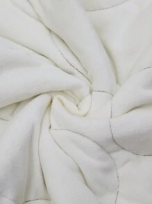 SHEIN LUNE Áo khoác vest không tay có túi khóa kéo rộng rãi cho nữ, mùa đông - xanh quân đội - Xem 8