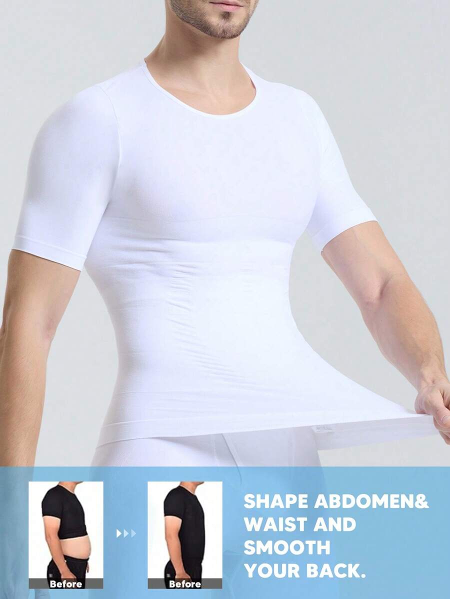 Débardeur pour hommes, chemise sans manches musclée, chemise de gym, chemise d'entraînement athlétique, t-shirt de course pour hommes - Blanc - Voir 1