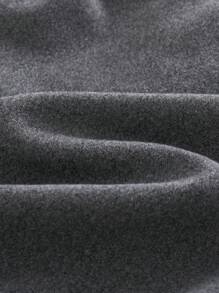 Cozy Pixies 2pcs Newborn Baby Boy Cartoon Tiger Print Knitted Soft Round Collar Long Sleeve Footie Jumpsuit Set Graphic - Grey - View 6