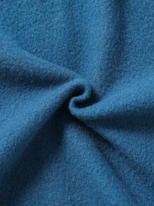 Buy 2 Get 1 Free 3pcs/Set Young Boys Casual Collegiate Comfortable And Fashionable Simple Practical Versatile Tiger Graphic Fleece Hooded Vest, Crew Neck Sweatshirt And Pants Suits, Young Boy Back To School Outfits, Ideal For Daily Wear, School, Outings And Sports In Autumn/Winter - Blue - View 6