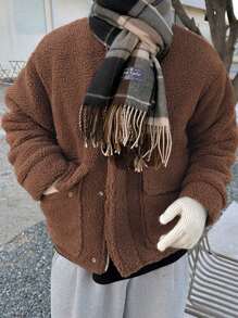 DAZY Men's Solid Color Jacket For Autumn