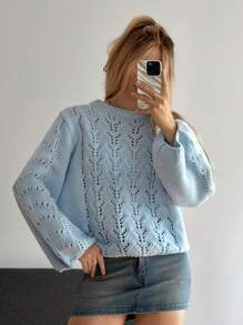 Forever 21 Fall  WinterArrival    New Blue Halloween  Christmas  Renaissance  Bridgerton Style Flapper Homecoming Homecoming ThanksgivingStand Collar Loose Knitted Twist Cable Casual Warm Sweater